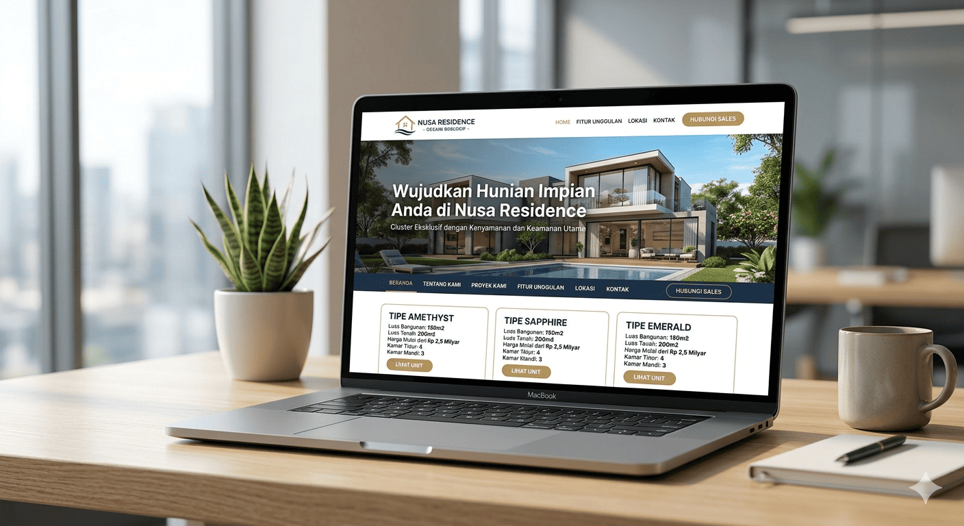 Jasa Pembuatan Website Properti Dengan Fitur Listing Otomatis