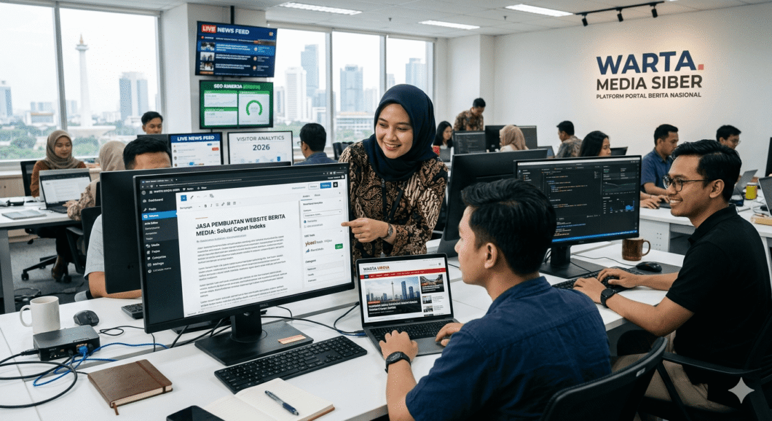 Jasa Pembuatan Website Berita Media Profesional