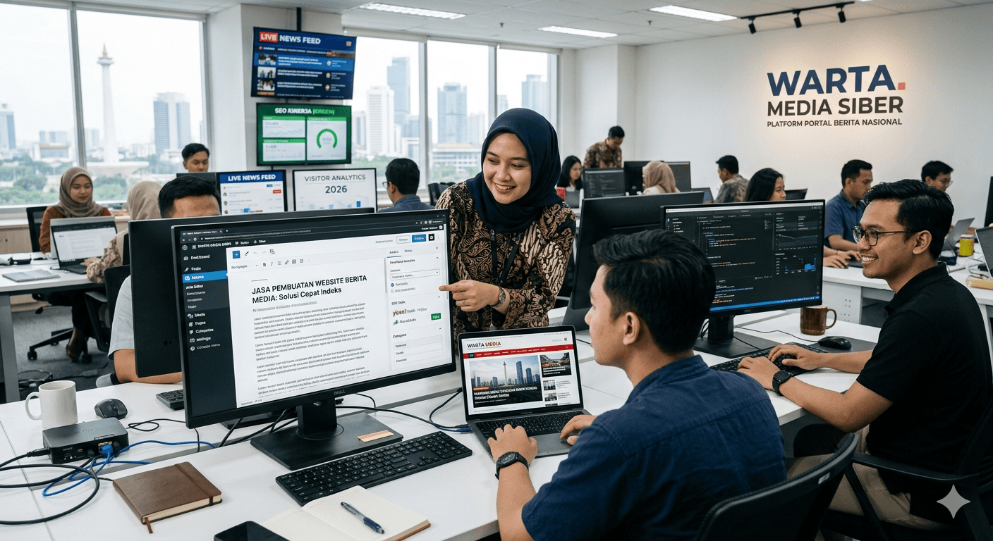 Jasa Pembuatan Website Berita Media Profesional