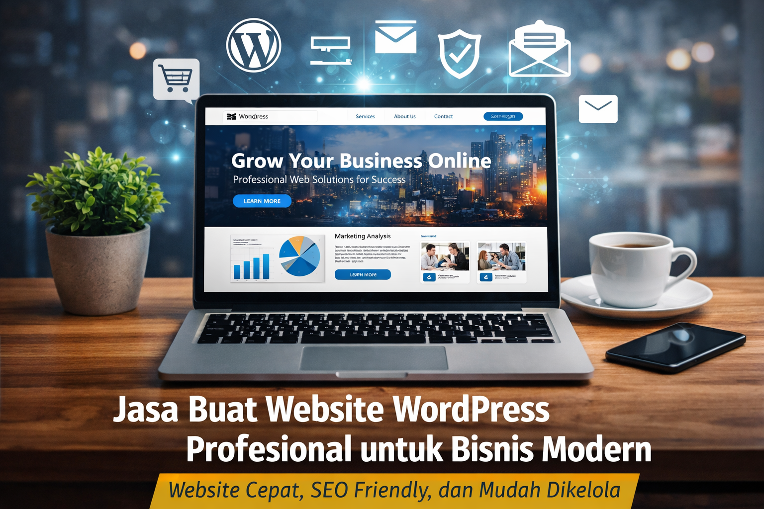Jasa Buat Website WordPress Profesional untuk Bisnis Modern