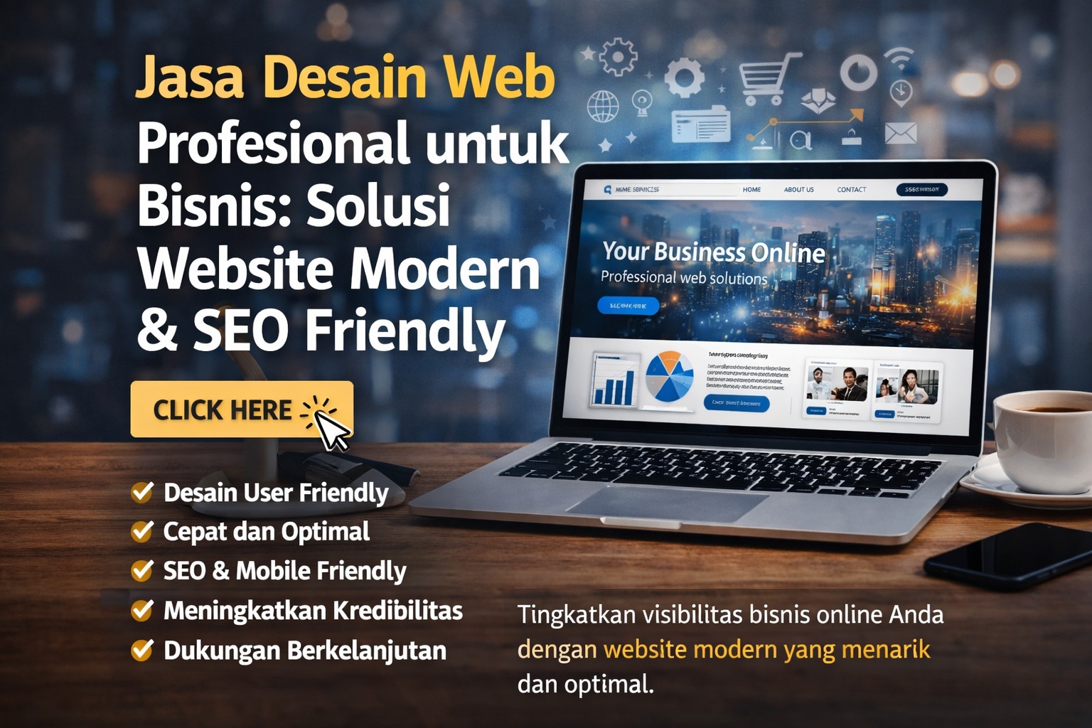 Jasa Desain Web Profesional & SEO Friendly